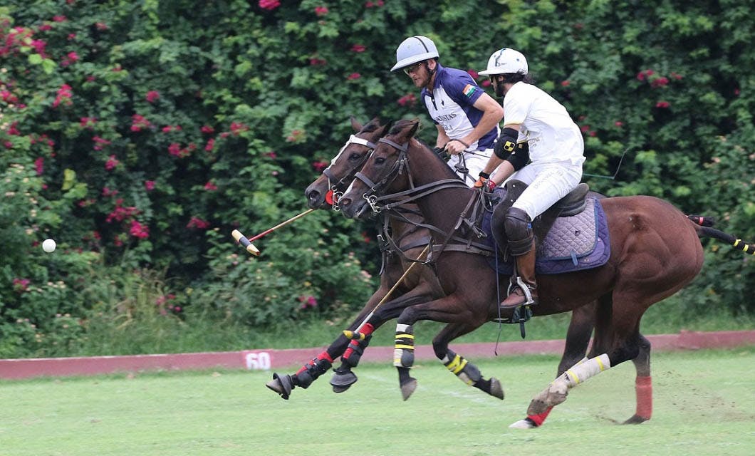 Epic equestrians Lance Watson and Sunny Patel in action